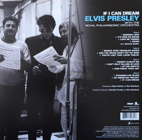 Elvis Presley With The Royal Philharmonic Orchestra : If I Can Dream (2xLP, Album)
