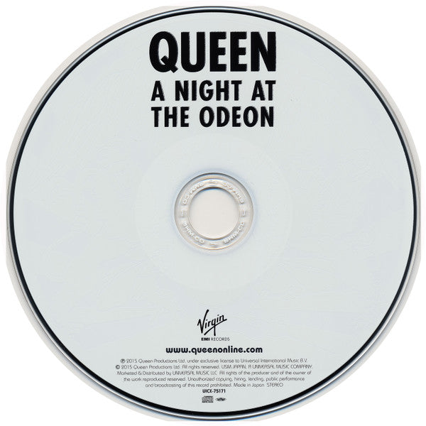 Queen : A Night At The Odeon (CD, Album, Ltd, SHM + DVD-V, NTSC, All)