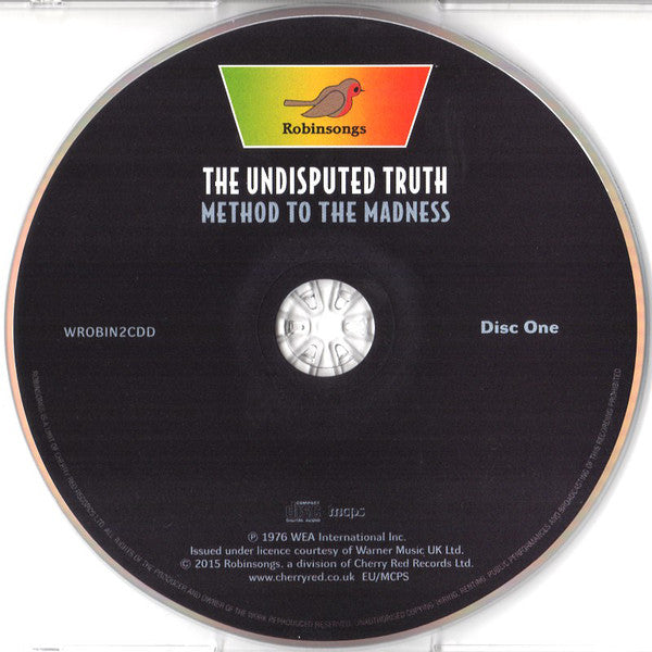 The Undisputed Truth : Method To The Madness & Smokin' (CD, Album, RE + CD, Album, RE + Comp)