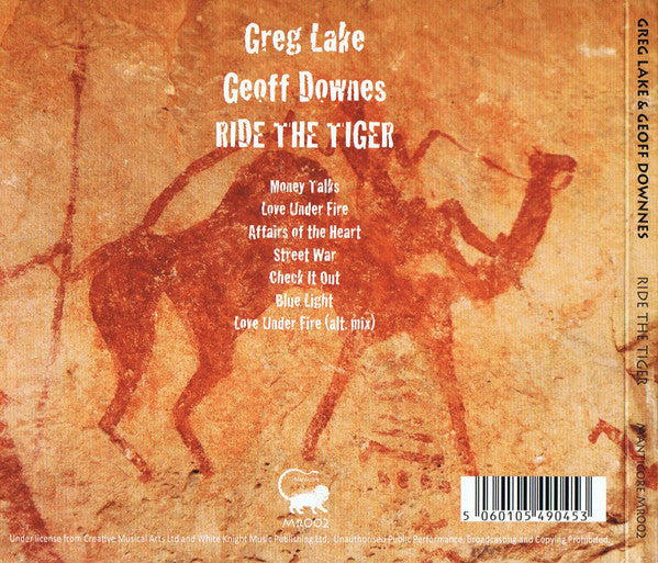 Greg Lake & Geoff Downes : Ride The Tiger (CD, Album)