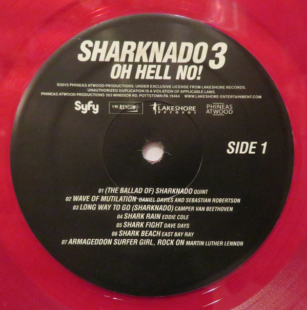 Various : Sharknado 3: Oh Hell No! (Original Motion Picture Soundtrack) (LP, Album, Red)