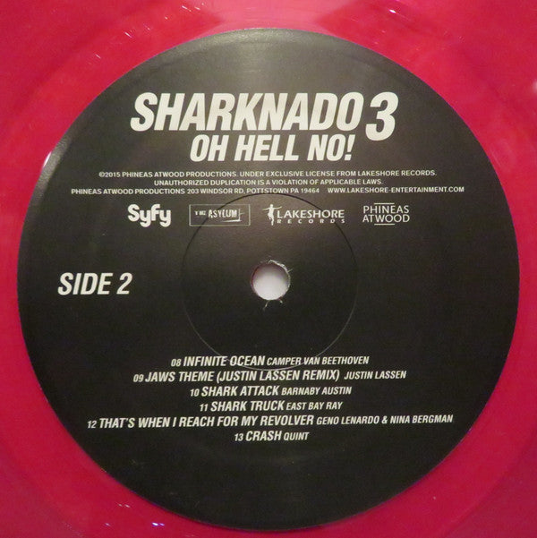 Various : Sharknado 3: Oh Hell No! (Original Motion Picture Soundtrack) (LP, Album, Red)