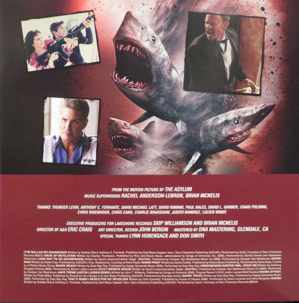 Various : Sharknado 3: Oh Hell No! (Original Motion Picture Soundtrack) (LP, Album, Red)