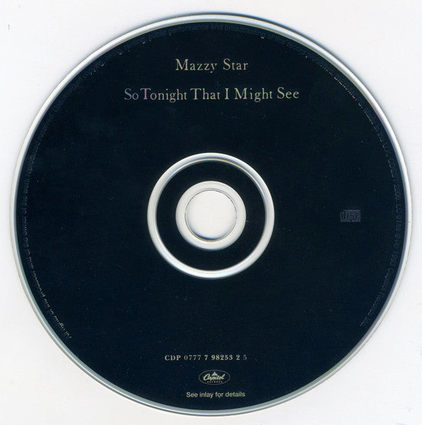 Mazzy Star : So Tonight That I Might See (CD, Album, RE)