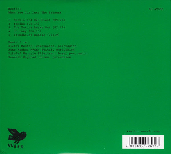 Møster! : When You Cut Into The Present (CD, Album)