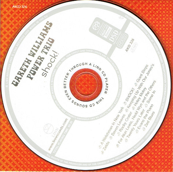 Gareth Williams Power Trio : Shock! (SACD, Hybrid, Multichannel, Album)
