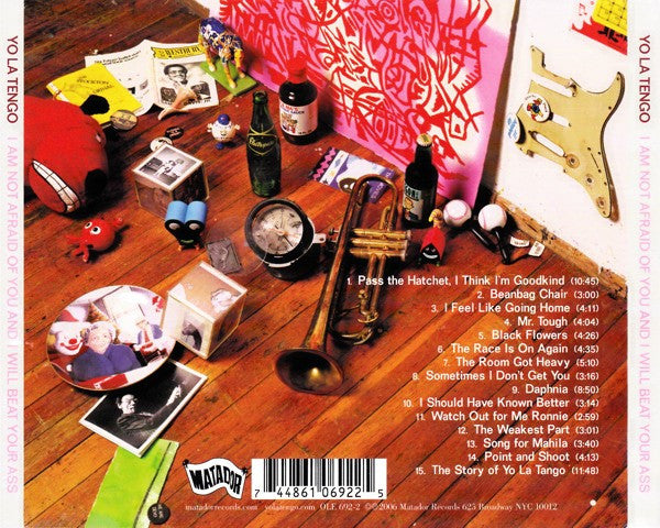 Yo La Tengo : I Am Not Afraid Of You And I Will Beat Your Ass (CD, Album)