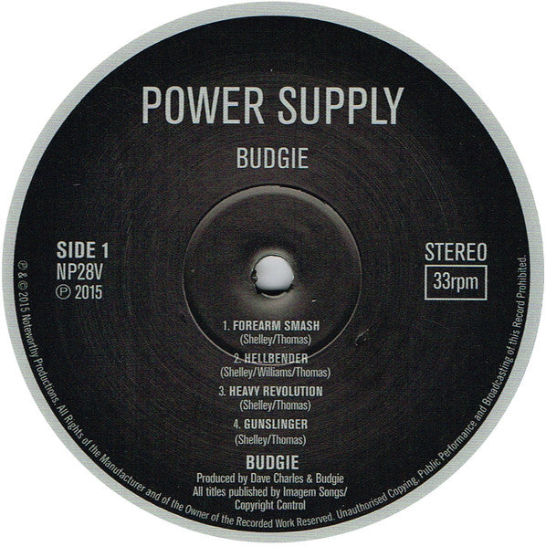 Budgie : Power Supply (LP, Album, RE, 180)