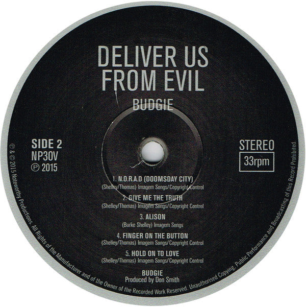 Budgie : Deliver Us From Evil (LP, RE, 180)
