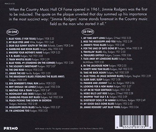 Jimmie Rodgers : The Singing Brakeman - The Essential Recordings (2xCD, Comp)