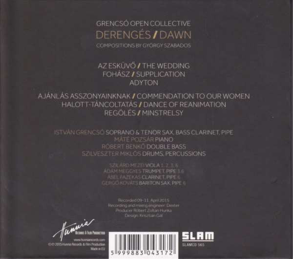 Grencsó Open Collective : Derengés = Dawn (Compositions By György Szabados) (2xCD, Album)