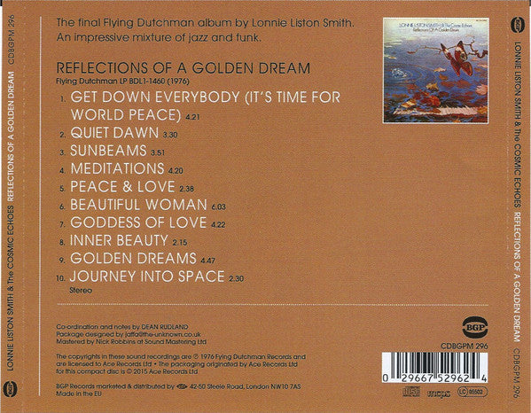 Lonnie Liston Smith And The Cosmic Echoes : Reflections Of A Golden Dream (CD, Album, RE, RM)