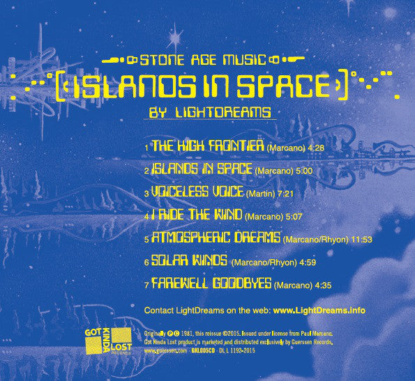 Lightdreams : Islands In Space (CD, Album, RE, RM)
