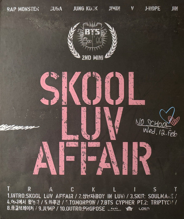 BTS (4) : Skool Luv Affair (CD, Album + Box)