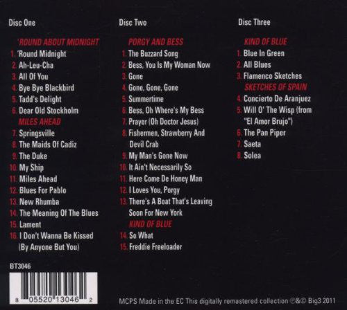 Miles Davis : 5 Essential Original Albums (3xCD, Comp)