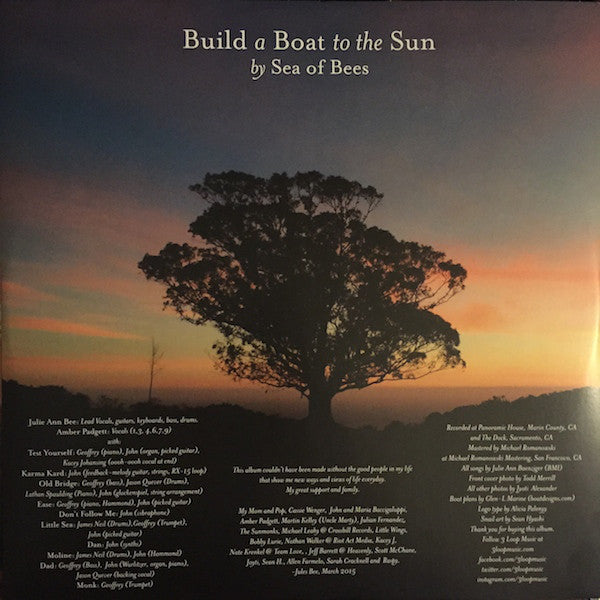 Sea Of Bees : Build A Boat To The Sun (LP)