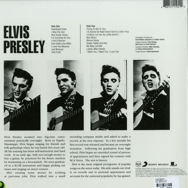 Elvis Presley : Elvis Presley (LP, Album, Mono, RE, 180)