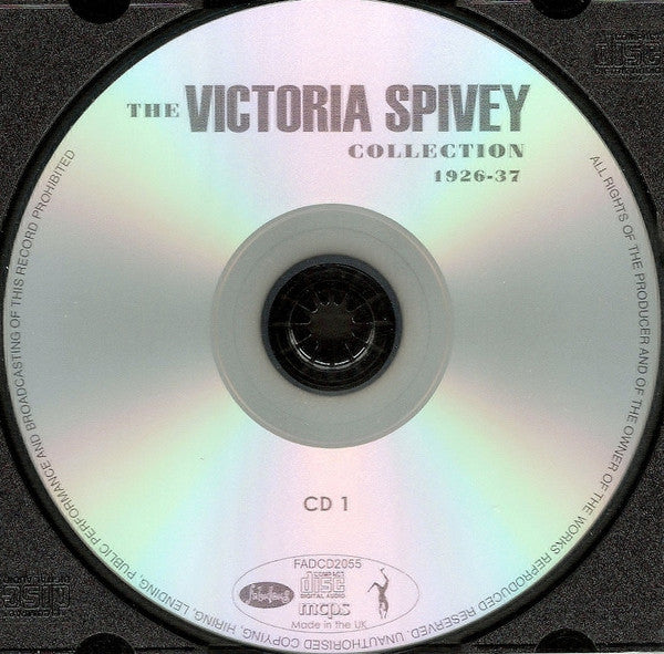Victoria Spivey : The Victoria Spivey Collection 1926-37 (2xCD, Comp)