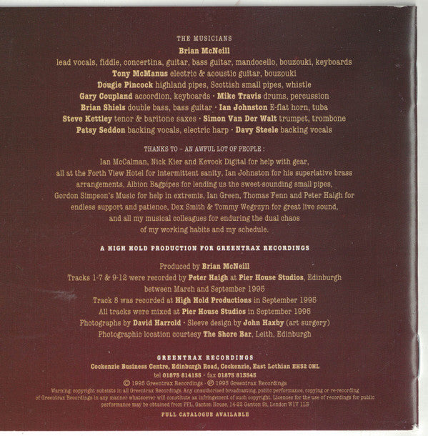 Brian McNeill (2) : No Gods (CD, Album)