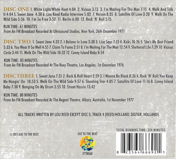 Lou Reed : Transmission Impossible (Legendary Broadcasts From The 1970s) (3xCD, Unofficial)