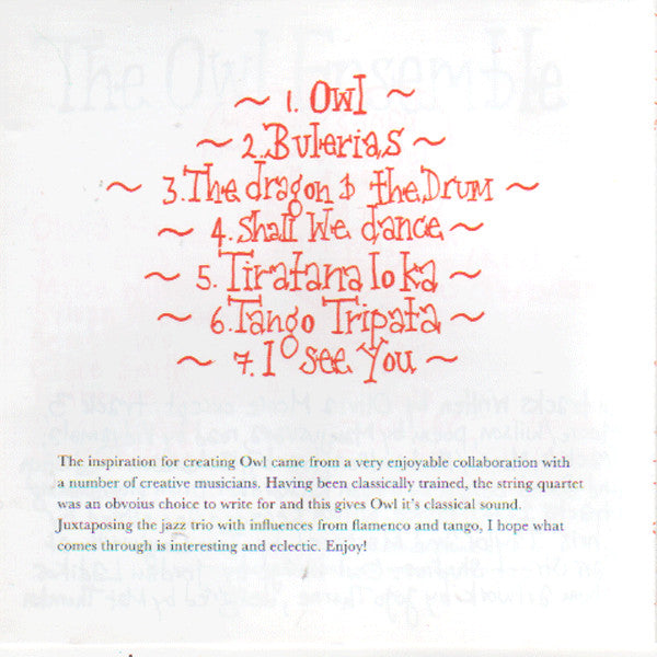 The Owl Ensemble : Owl (CD)