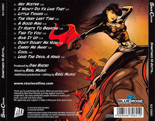 Stacie Collins : Sometimes Ya Gotta... (CD, Album, RE)