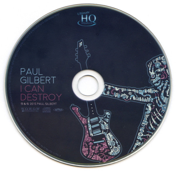 Paul Gilbert : I Can Destroy (CD, Album, UHQ)