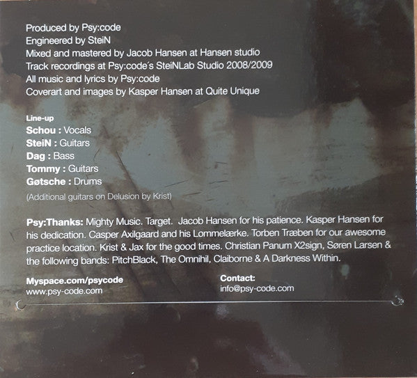 Psy:code : Delusion (CD, Album, Promo)