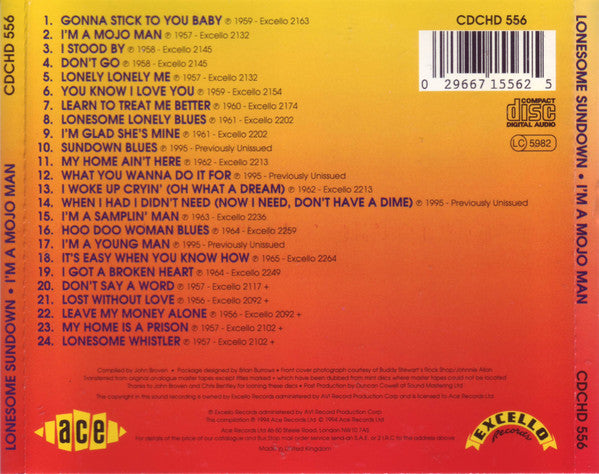 Lonesome Sundown : I'm A Mojo Man (CD, Comp)