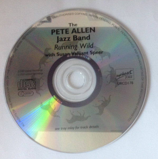 Pete Allen Jazz Band With Susan Valliant Speer : Running Wild (CD)