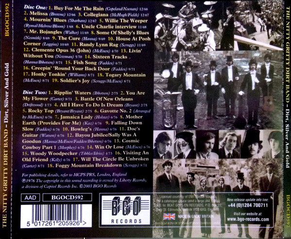 Nitty Gritty Dirt Band : Dirt, Silver & Gold (2xCD, Comp)