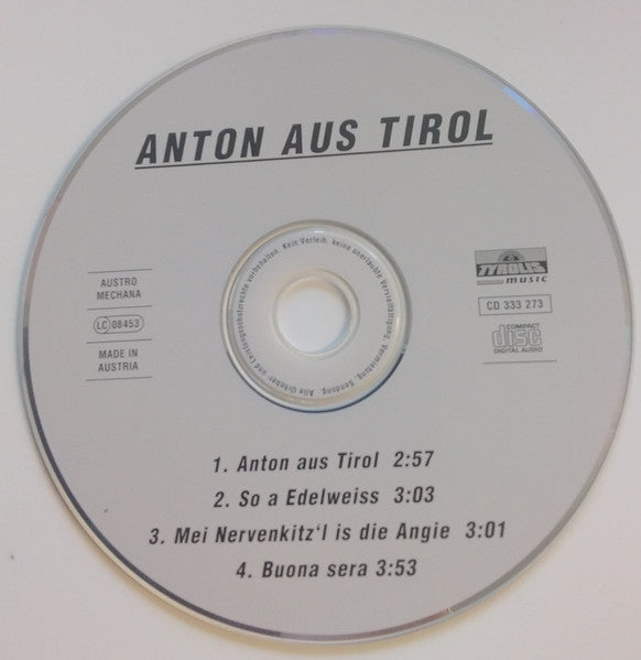 Anton Aus Tirol : Anton Aus Tirol (CD, Maxi)