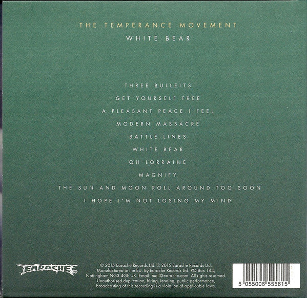 The Temperance Movement : White Bear (CD, Album)