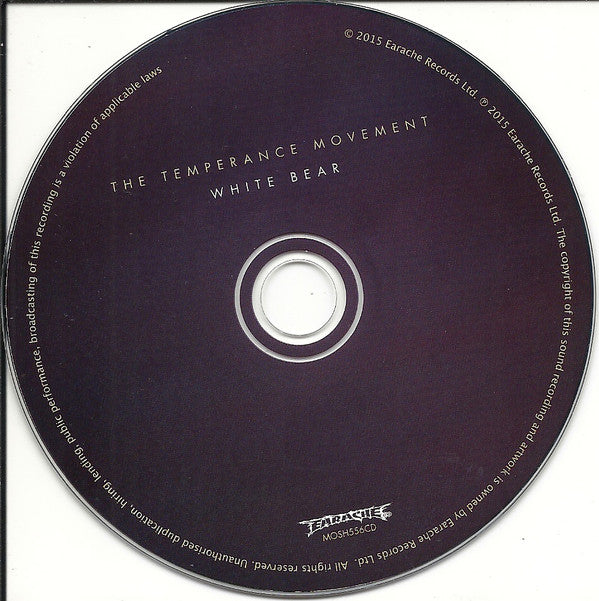 The Temperance Movement : White Bear (CD, Album)