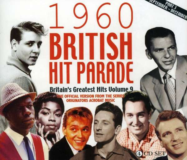 Various : 1960 British Hit Parade - Britain's Greatest Hits Volume 9 - Part 3 September - December (4xCDr, Comp)