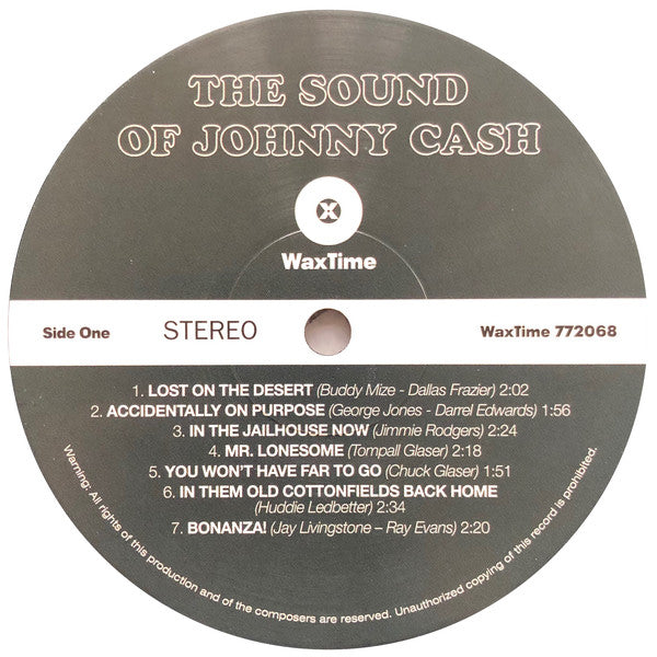 Johnny Cash : The Sound Of Johnny Cash (LP, Album, Ltd, RE, 180)
