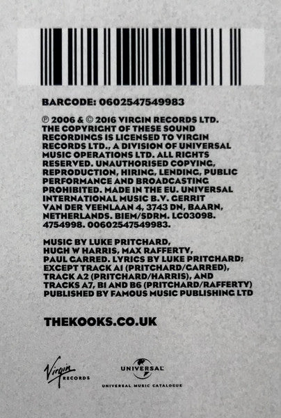 The Kooks : Inside In / Inside Out (LP, Album, RE)