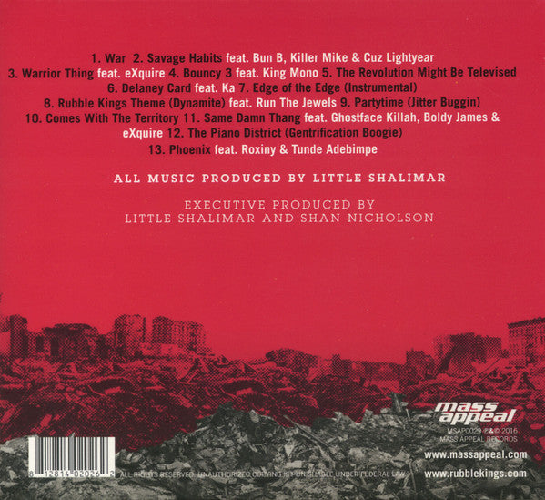 Various : Rubble Kings: The Album  (CD, Album)