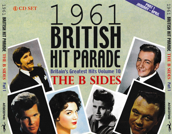 Various : 1961 British Hit Parade - Britain's Greatest Hits Vol. 10, The B-sides  - Part 1 (4xCD, Comp)