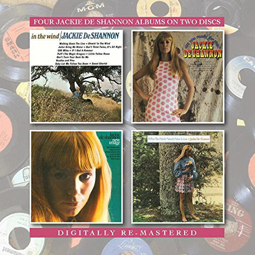 Jackie DeShannon : In The Wind / Are You Ready For This? / The New Image / What The World Needs Now Is Love (2xCD, Comp, RM)