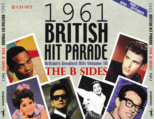 Various : 1961 British Hit Parade - Britain's Greatest Hits Vol. 10, The B-sides - Part 2 (4xCD, Comp)