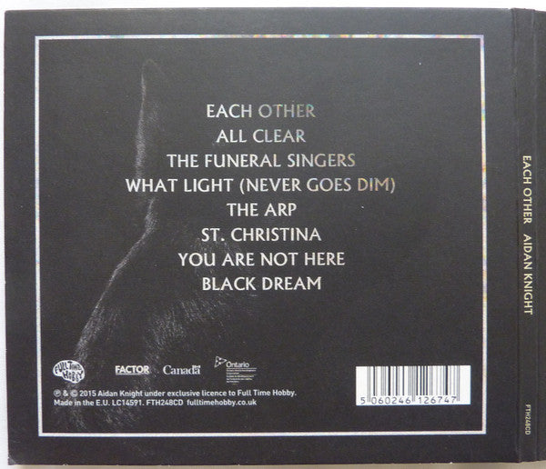 Aidan Knight : Each Other (CD, Album)