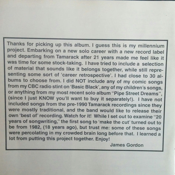James Gordon : Mining For Gold 20 Years Of Songwriting (2xCD, Comp)