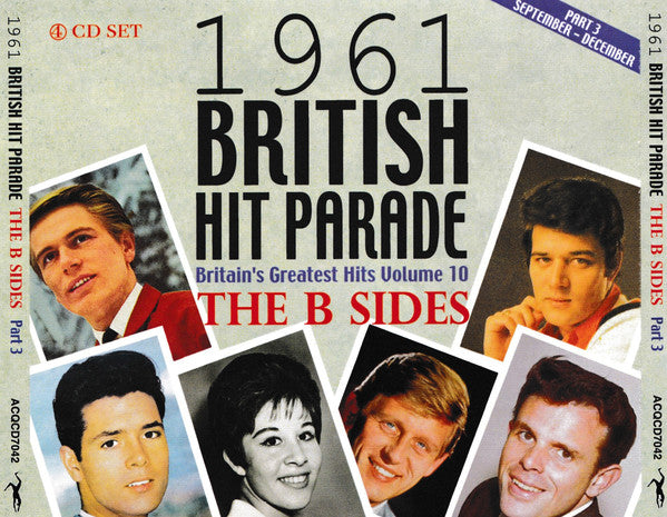 Various : 1961 British Hit Parade - Britain's Greatest Hits Vol. 10, The B-sides - Part 3 (4xCD, Comp)