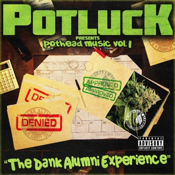 Potluck Presents Dank Alumni : Pothead Music Vol. 1: The Dank Alumni Experience (CD, Album)