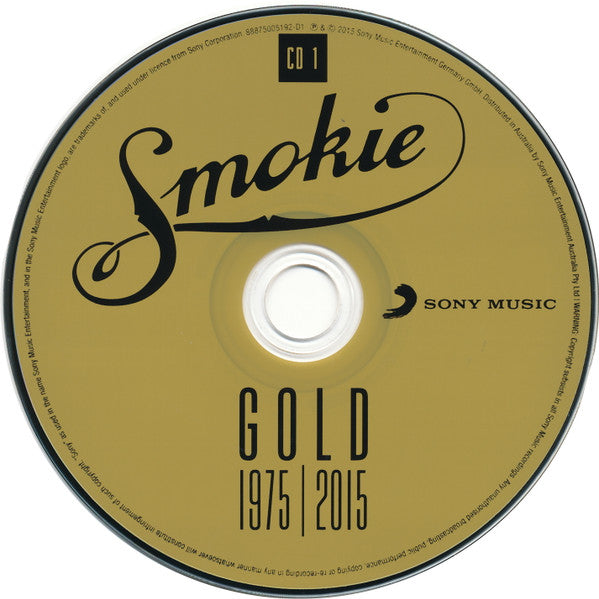 Smokie : Gold 1975-2015 (40th Anniversary Edition) (2xCD, Comp)