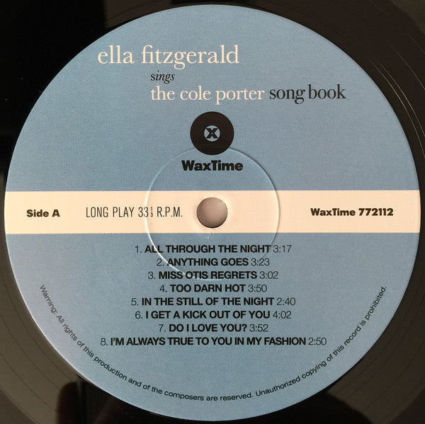 Ella Fitzgerald : Sings The Cole Porter Song Book (2xLP, Album, Ltd, 180)