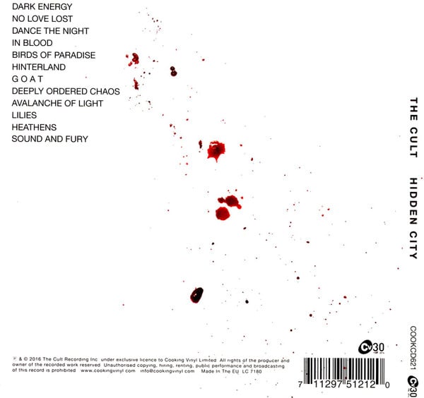 The Cult : Hidden City (CD, Album)