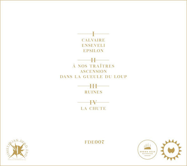Ellipse (4) : À Nos Traîtres (CD, Album)