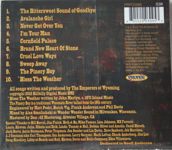 Emperors Of Wyoming : The Emperors Of Wyoming (CD, Album)